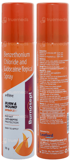 Burnosept Spray 55Gm